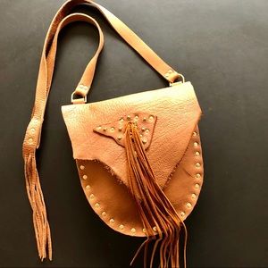Leather crossbody purse!